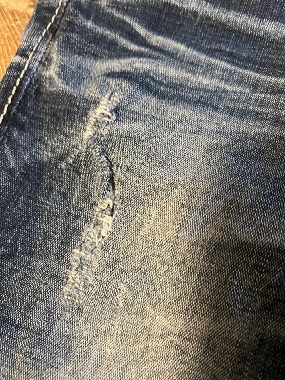 Big Star Vintage Jenae Distressed Skinny Stretch Jeans size 29 - Picture 9 of 11